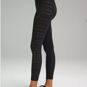 EUC Lululemon Wunder Train High Rise Tight 25”